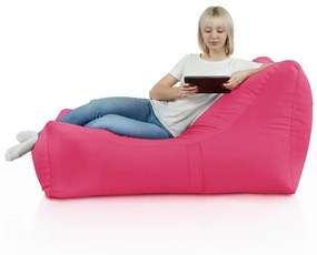 Leňoška LOUNGE ATENA plyš ružová