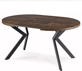 Rozkladací stôl LUKAS 100-250 cm rustikálny dub/čierny