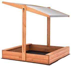 Drevené pieskovisko s lavičkami 150 cm