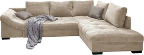 XXXLutz ROHOVÁ SEDAČKA, textil, béžová P & B - Sedačky - 002310006712