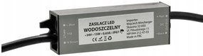 BERGE LED hermetický zdroj - 24V - 15W - 0,63A - IP67