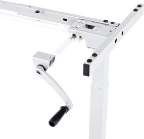 Liftor Entry, biely výškovo nastaviteľný polohovateľný stôl