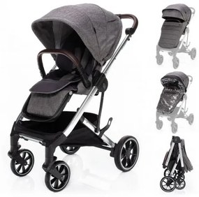 Kočík Zopa Quest Tornado Grey/Silver AKCIA