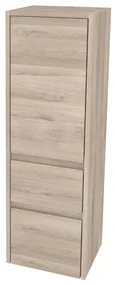 Mereo, Mereo Opto kúpeľňová skrinka vysoká 125 cm, pravé otváranie, Multidecor, Dub Kronberg svetlý, MER-CN995PDKRS
