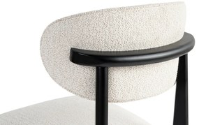 Sada jedálenských stoličiek Lionte White andBlack, 2 ks