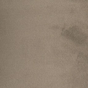 Zamatové tienidlo na lampu sivohnedé 50/50/25 so zlatým interiérom