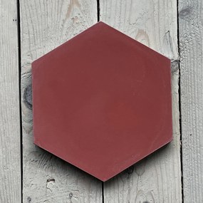 Cementová dlažba Hexa M59 - Farba: Chilli | Articima
