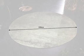 Koberec Modern Art 150cm okrúhly zelený béžový