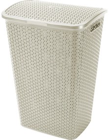 Curver Kôš na špinavú bielizeň MY STYLE 55l krémovo biela