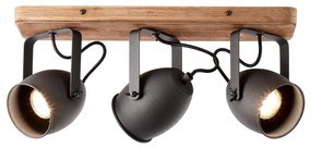 Brilliant - Bodové svietidlo CROWTON 3xGU10/6W/230V borovica