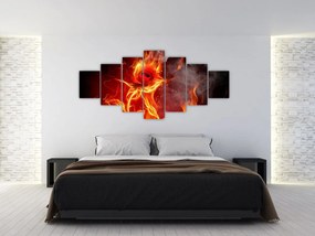 Obraz abstraktného ohňa