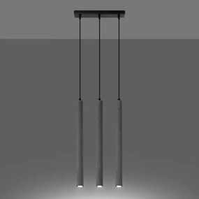 Sollux SL.1272 - Luster na lanku PASTELO 3xG9/8W/230V betón