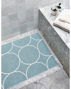 Svetlomodrý vnútorný a vonkajší koberec 70x100 cm Boo Haze – Pappelina