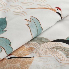 MAKOSATÉNOVÉ OBLIEČKY MILA 140X200 CM, 1 KS 70X90 CM VZOROVANÉ