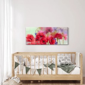 Obraz vlčích makov (120x50 cm)