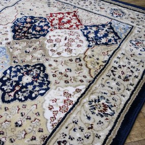Angel Carpet, Kusový koberec Sultan 25 Blue/red, 160x230, viacfarebná, kancelária