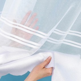 Záclona vzor Pruhy ZAC-007 výška 150 cm Iba metráž