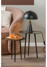 Čierna stolová lampa Leitmotiv Sublime, výška 35 cm