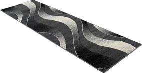 TA Koberec K857A TMAVO SIVÁ LACNÁ PP CRM Rozmer: 70x150 cm