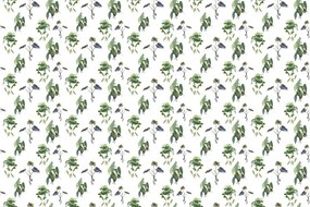 Tapeta pôvabné zelené listy - 75x1000 cm