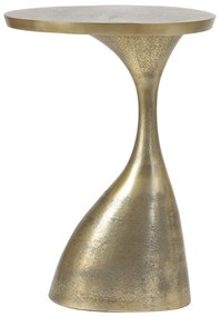 Kovový okrúhly odkladací stolík 33x40 cm Macau - Light &amp; Living