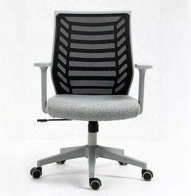 SI Otočná stolička Q-320 čierna - sivá