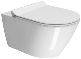 GSI GSI, KUBE X závesná WC misa, GeniusFlush, 36x55cm, biela ExtraGlaze, 941311
