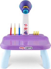 Ricokids kresliaci výučbový projektor 773700 - fialový