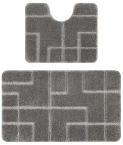 Kúpeľňový komplet 2-diel.  SUPREME LINES, sivý