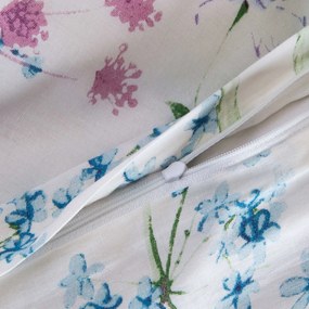 BAVLNENÉ OBLIEČKY COTTONLOVE 180X200 CM, 2KS 70X80 CM KVETY