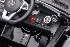 LEAN CARS Elektrické autíčko Mercedes SLC 300 LED MP3 biele