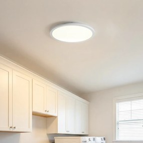 Inteligentný LED panel biely 40 cm vrátane LED stmievania na teplé svetlo s diaľkovým ovládaním - Knob