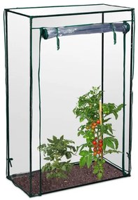 Fóliovník na paradajky a zeleninu Relaxdays RD18888 – transparentný, 150 x 100 x 50 cm