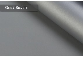 Dekodum Termoizolačná roleta v bielej kazete, farba látky Grey Silver Šířka (cm): 64, Dĺžka (cm): 150, Strana mechanizmu: Práva