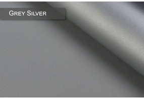 Dekodum Termoizolačná roleta v bielej kazete, farba látky Grey Silver Šířka (cm): 65, Dĺžka (cm): 150, Strana mechanizmu: Práva