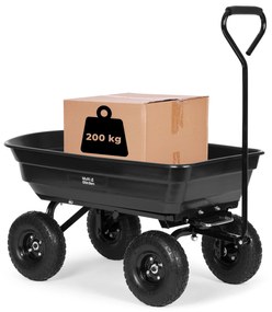 Zahradní vozík MultiGarden černý