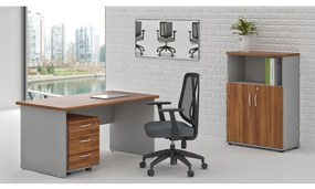 Zostava kancelárskeho nábytku Visio LUX 2, dub
