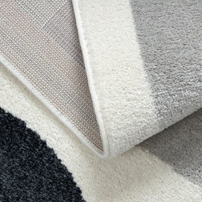 Dywany Łuszczów, Kusový koberec Fusion 0213 white/dark pink, 160x220, viacfarebná, kancelária