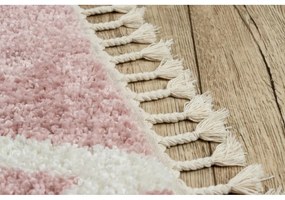 Kusový koberec Shaggy Ariso ružový 60x250cm