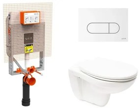 Závesný wc set Vitra Normus na zamurovanie SIKOVZW2, 1 ks