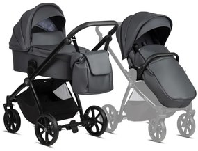 Kočík TUTIS Mio 2v1 Leather Dark Grey