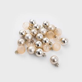 Vianočné guľky GERONI zlaté 714658 (24ks)