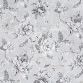 ZÁVES NA KRÚŽKOCH SIENNA 140X250 CM KVETY