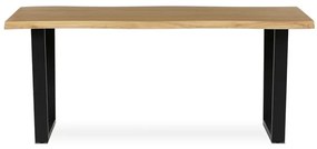 Autronic BONTEC Jedálenský stôl 180x90cm, mdf, sivý dub, HT-F4218 GREY Farba: Hnedá