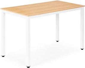 Univerzálny pracovný a jedálenský stôl 120 x 60 cm - 4–5 osôb, svetlý dub