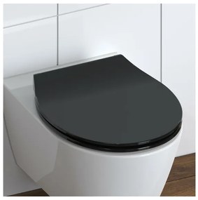 Schütte WC doska SLIM (čierna)  (100285013)