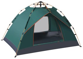 Zelený stan pre 3 osoby 2x2x1,35m