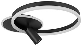 LED stropné svietidlo LED/38W/230V + 1xGU10/30W čierne