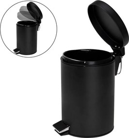 Odpadkový kôš do kúpeľne BALI 3l - softclose - čierny