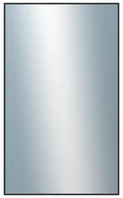 DANTIK - Zrkadlo v rámu, rozmer s rámom 60x100 cm z lišty Hliník čierna (7022021)
